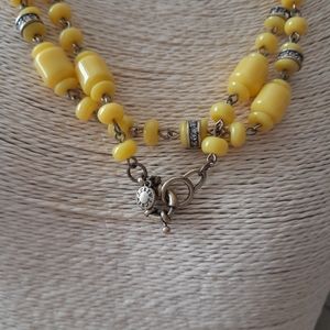J. Crew yellow link necklace